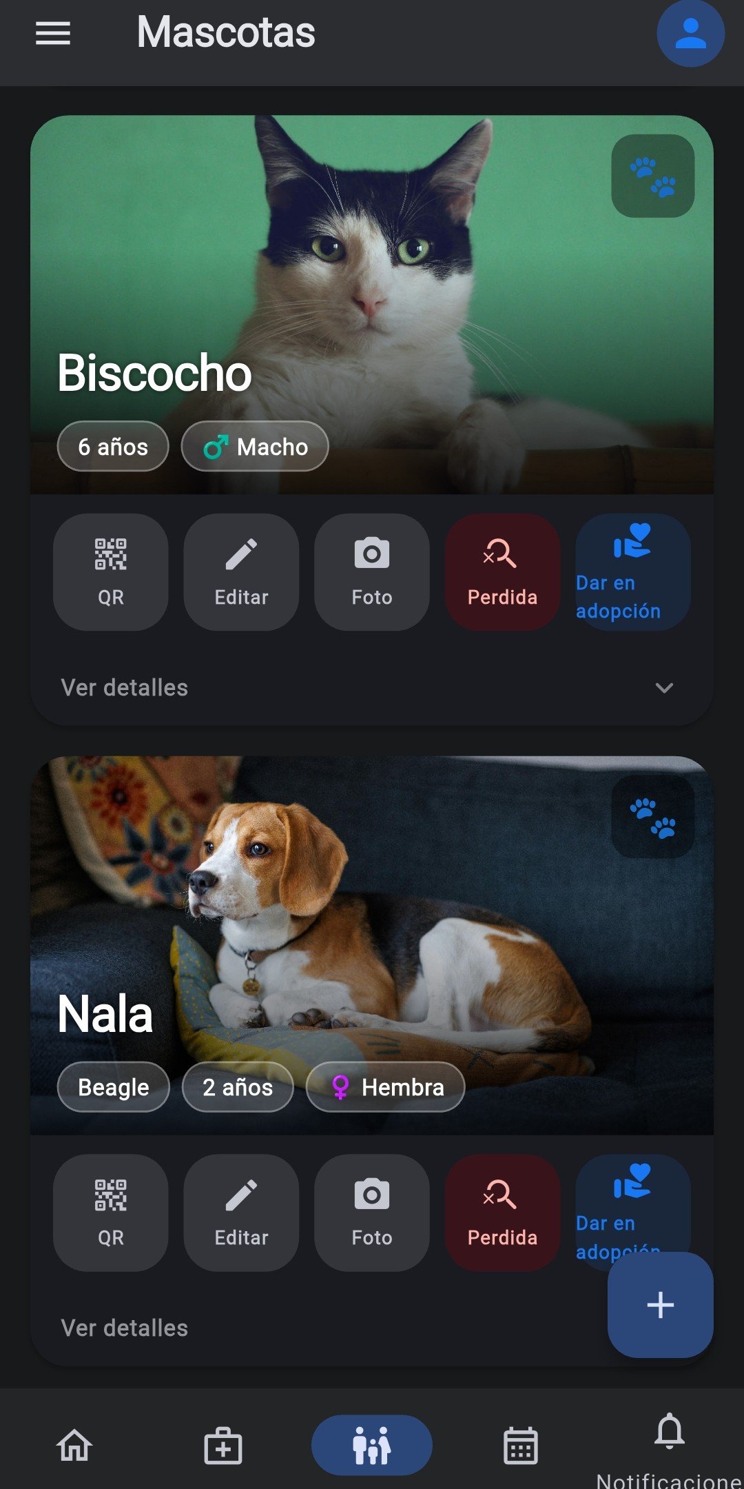 Todas tus mascotas, en una sola pantalla
